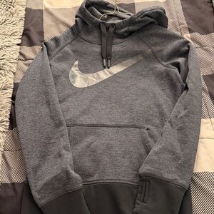 Nike women’s Charcoal and Black Hoodie